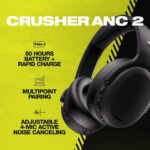 Skullcandy Crusher ANC 2 Wireless Over-Ear Noise-Cancelling Headphone